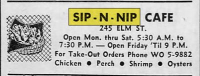 Sip-N-Nip - Mar 1957 Ad (newer photo)